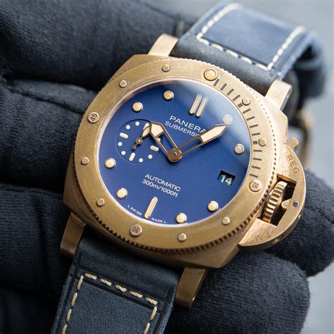 panerai blue abisso|panerai bronzo blu abisso.